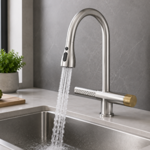 Pull Out Rain Shower Sink Mixer