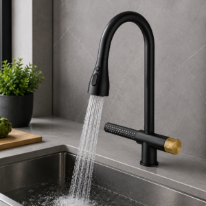 Pull Out Rain Shower Sink Mixer