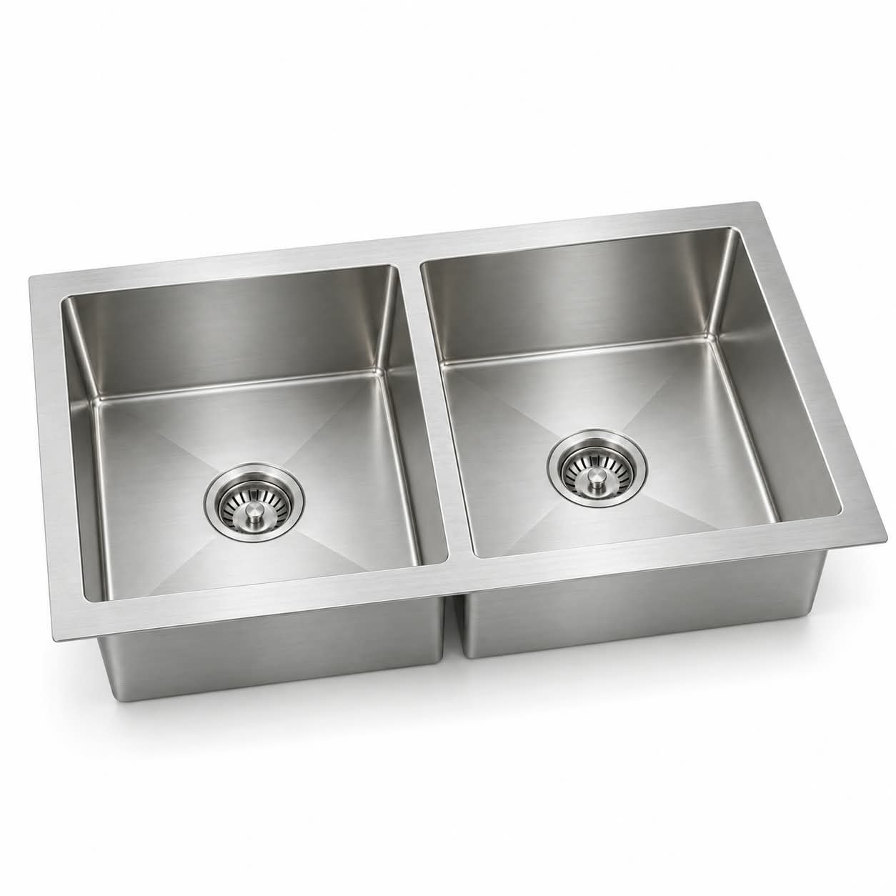 Double Bowl Hand crafted kitchen sink - Image 2