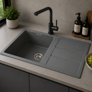 QUARTZ Double Panel Kitchen Sink